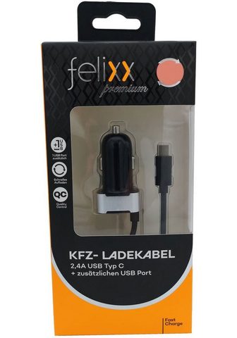FELIXX Lader »Kfz-Lader ключ USB Typ-C ...