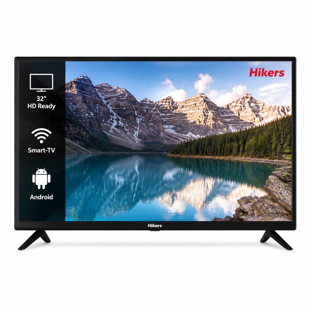 Hikers 32FZ-B LED-Fernseher (Smart-TV, Dolby Audio; Smart TV; VESA 100 x 100 mm)