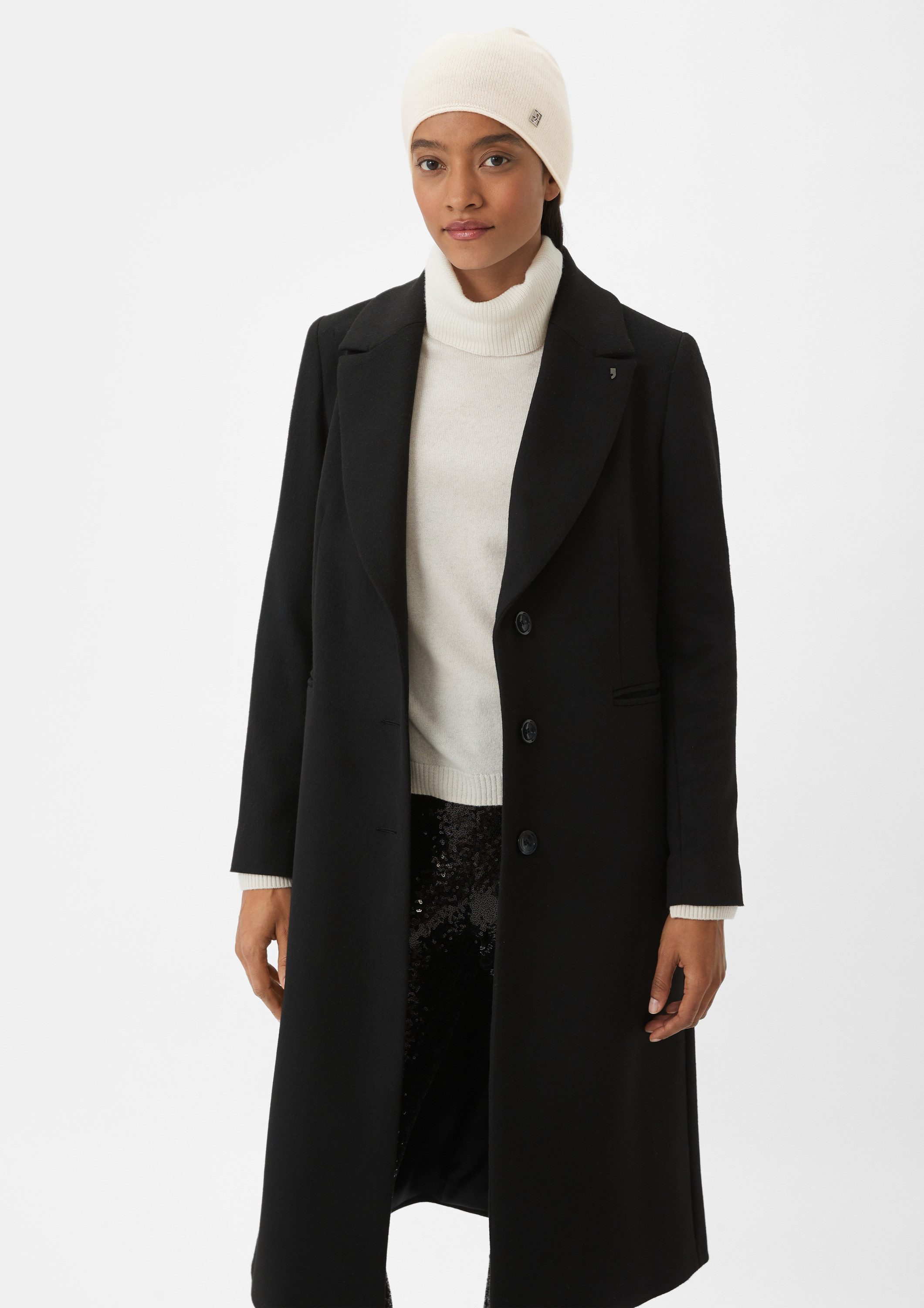 comma Strickmütze Mütze Weiche Mütze aus reinem Kaschmir