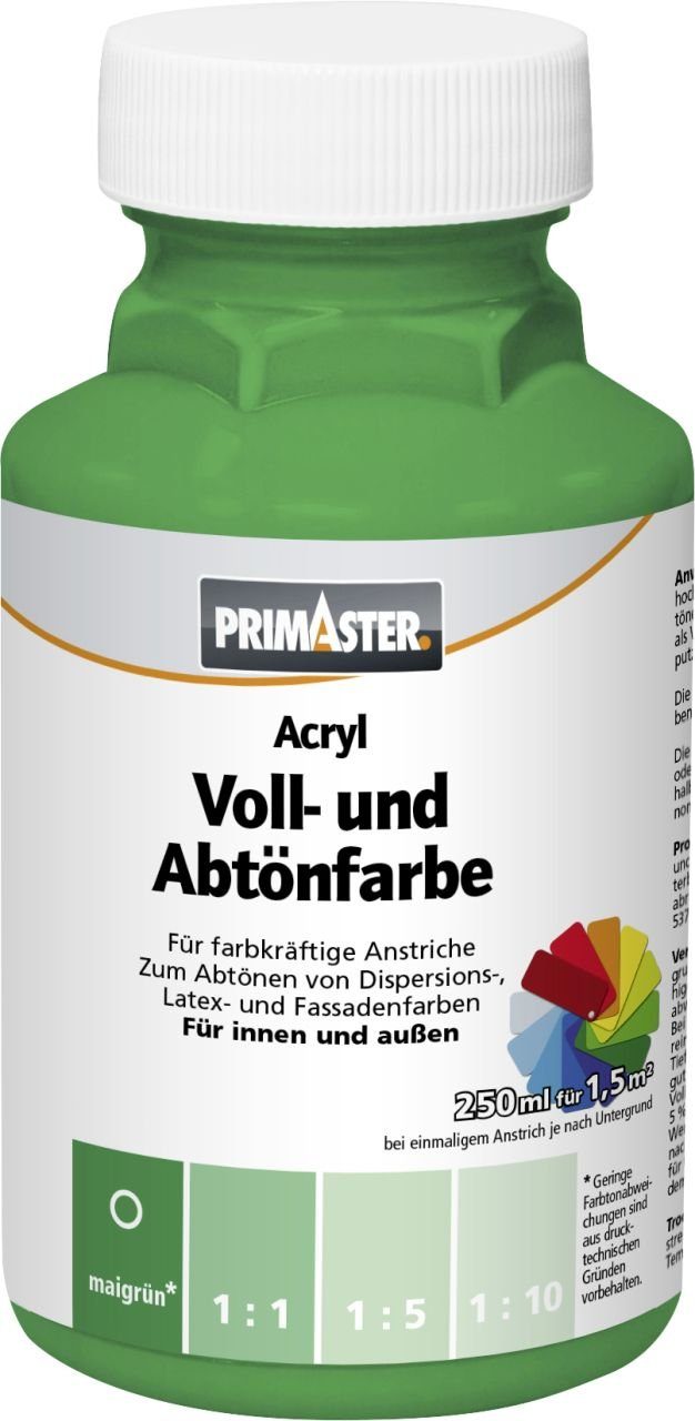 Primaster Vollton- und Abtönfarbe Primaster Voll- und Abtönfarbe 250 ml maigrün matt