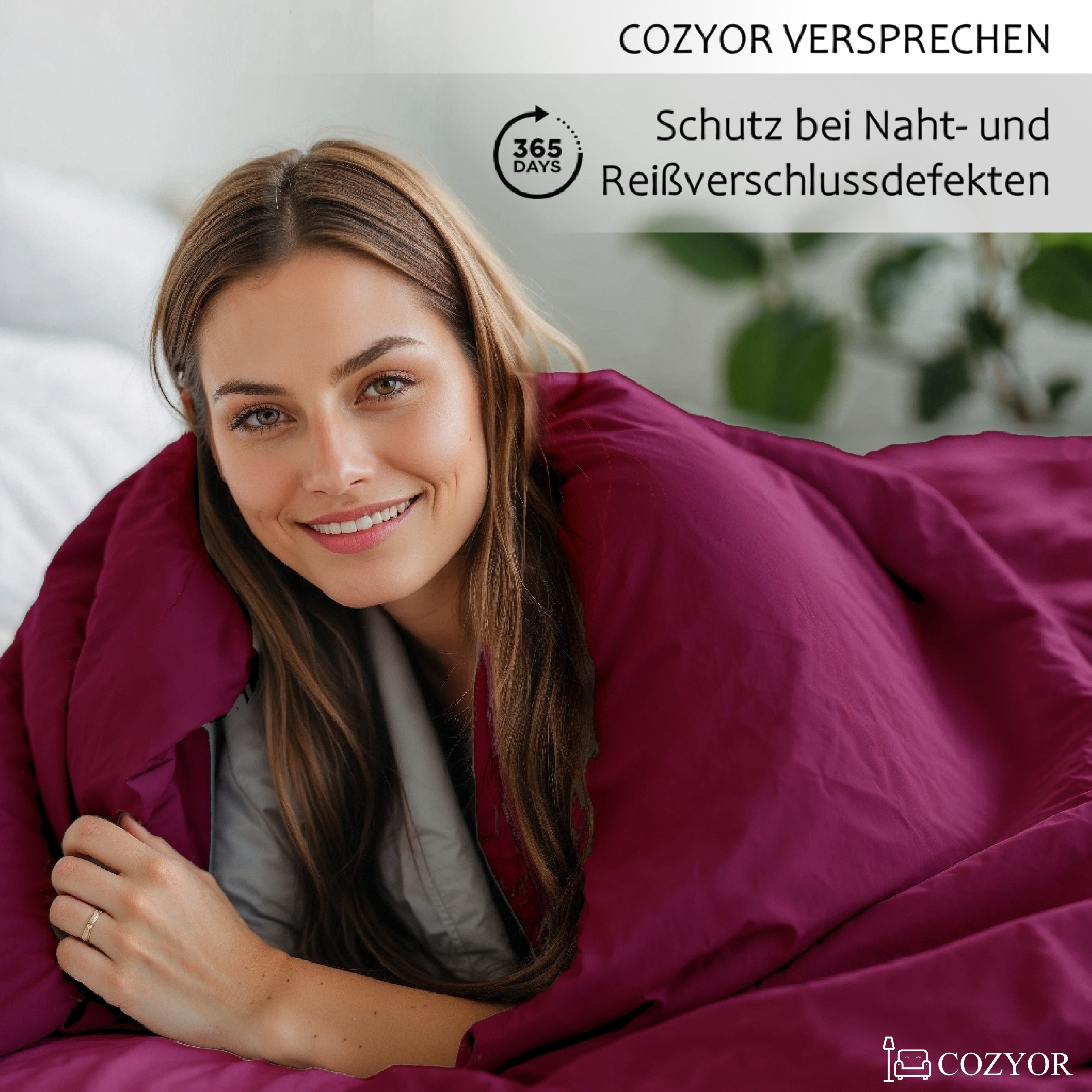 Cozyor Bettwäsche Allergiker Bettwäsche extra weich, 135x200 155x200 155x22 günstig online kaufen