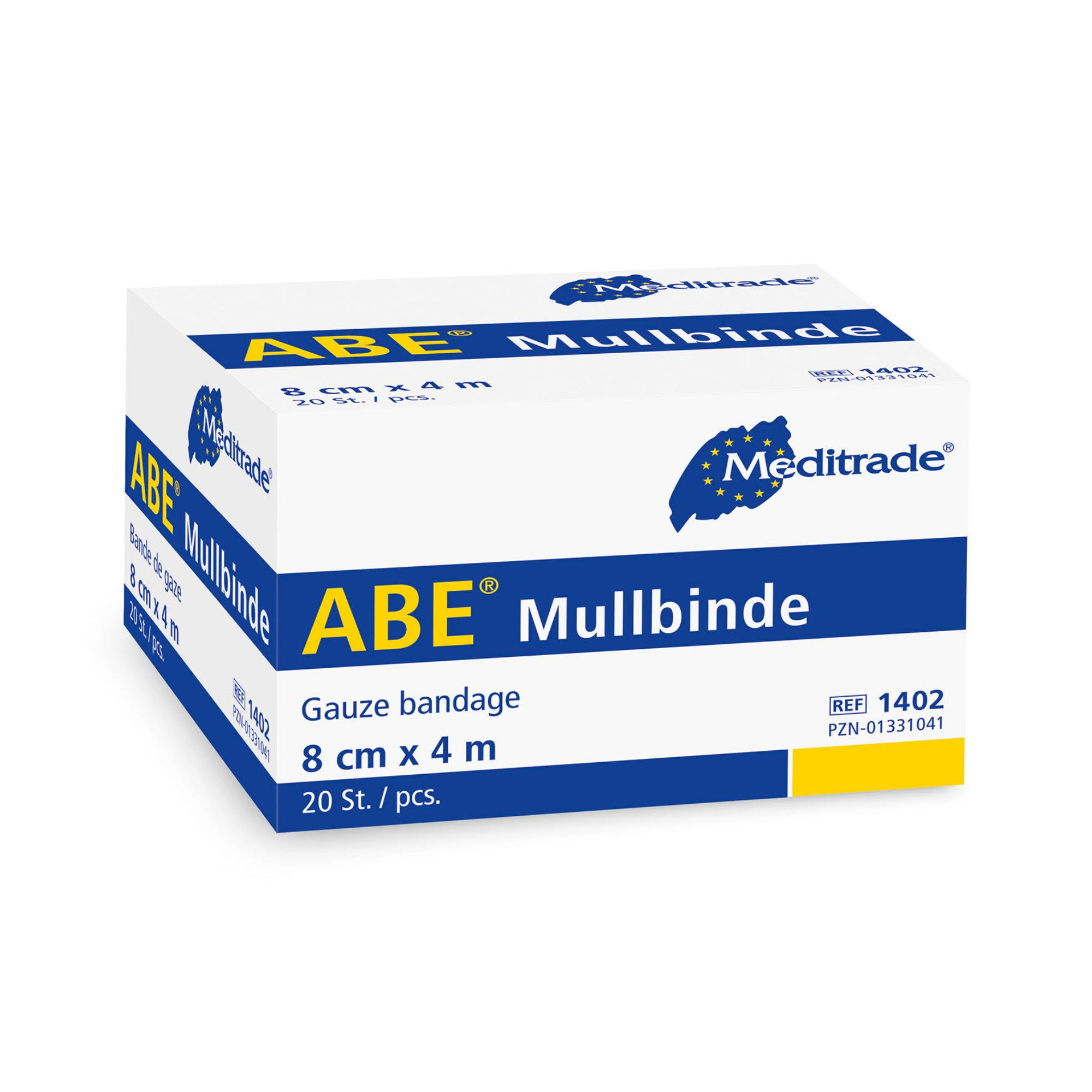 MediTrade Bandage Meditrade - ABE® Mullbinde - Fixierbinde - 20 Stück