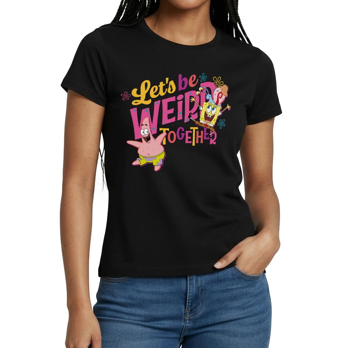 T-Shirt SpongeBob Schwammkopf Patrick Gary Freundschaft Frauen T-Shirt