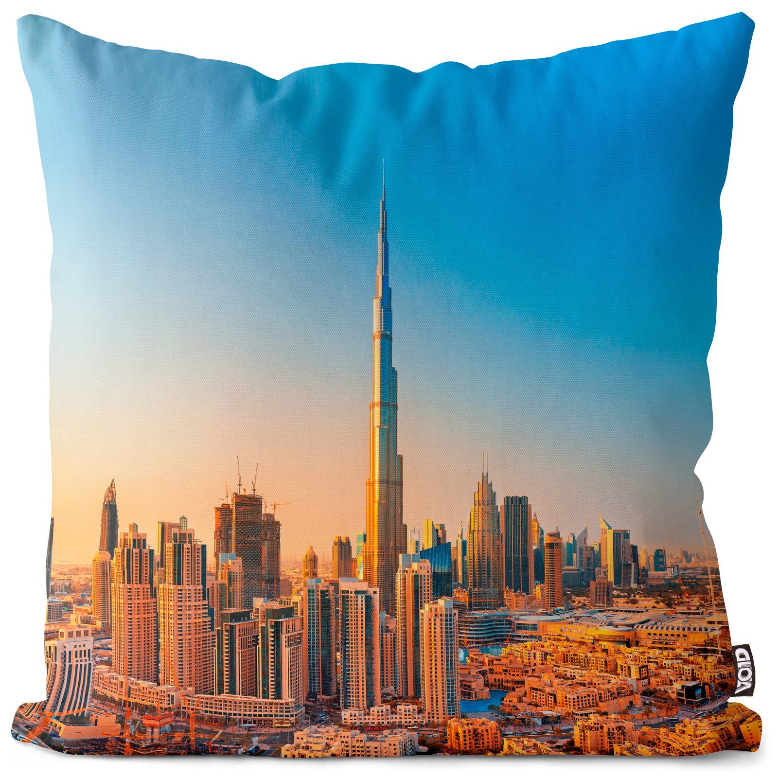 Kissenbezug, VOID (1 Stück), Sofa-Kissen Dubai Arabische Emirate Stadt Skyline Urlaub Reisen Architektur Gebäude Saudi Arabien Asien Luxus Wüste Großstadt Sommer