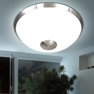 etc-shop LED Deckenleuchte, LED-Leuchtmittel fest verbaut, Warmweiß, Deckenleuchte Deckenlampe Küchenleuchte LED Flurlampe rund