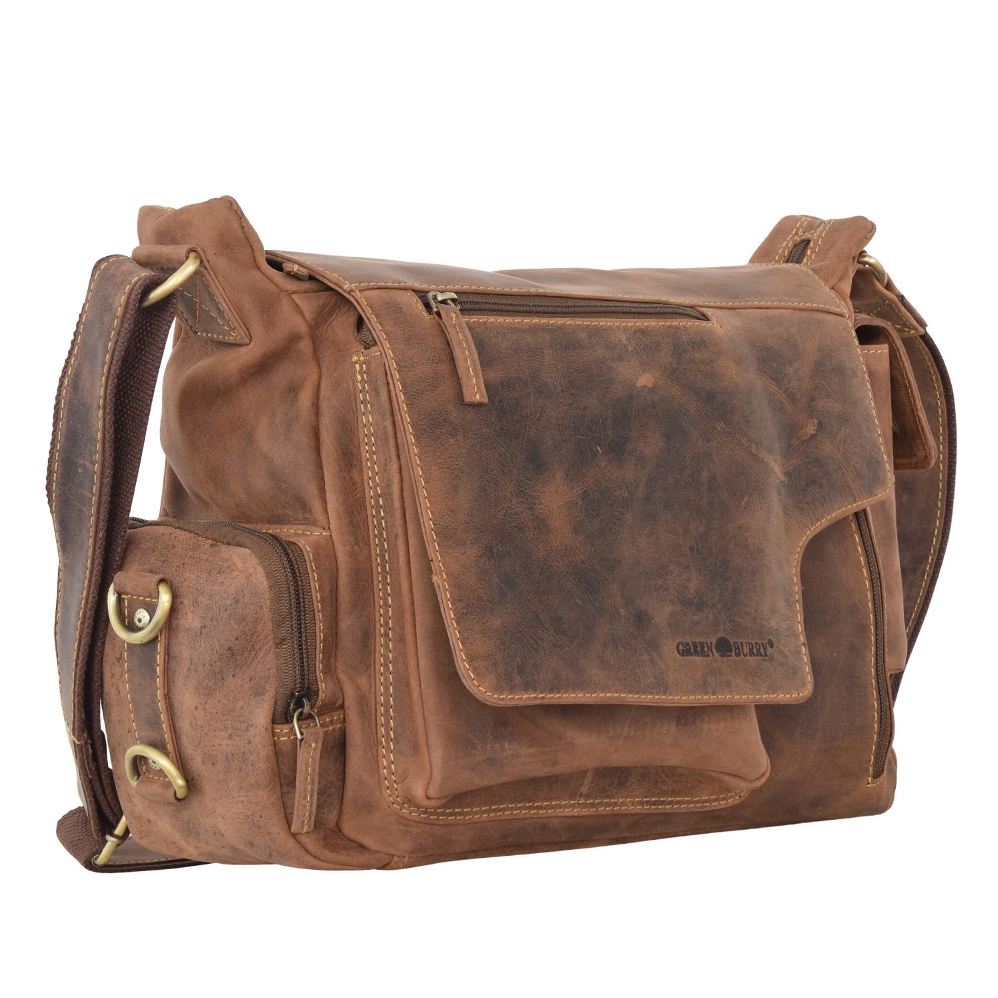 Greenburry Messenger Bag Vintage, Leder günstig online kaufen
