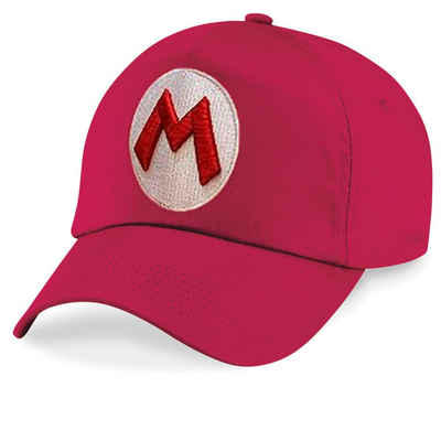 Blondie & Brownie Baseball Cap Kinder Mario Luigi Logo Stick Patch in Grün und Rot One Size