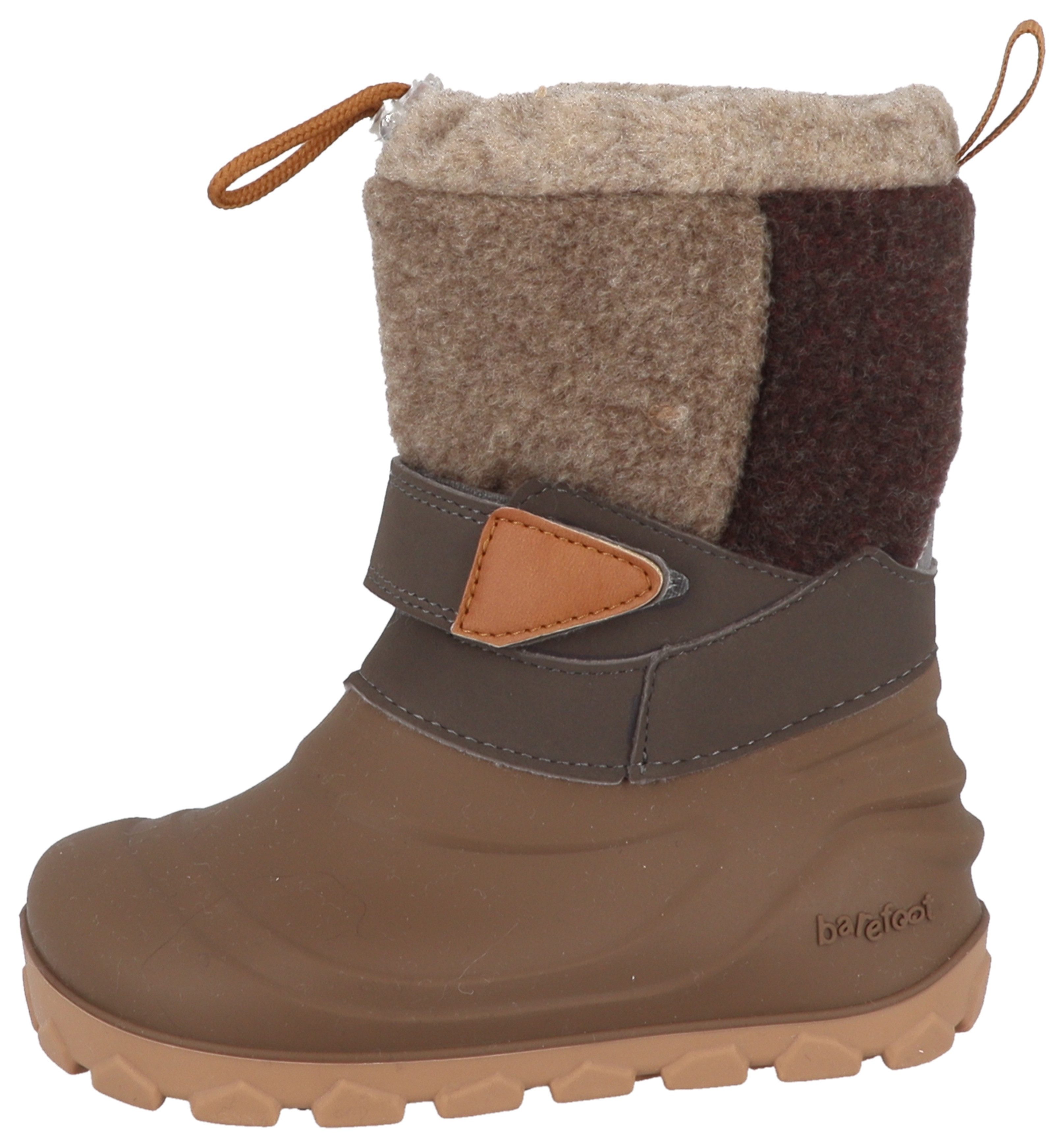 Lurchi Jan 1 Barefoot Barfußschuh Winterboots, mit Kontrastbesatz, Größenschablone zum Download