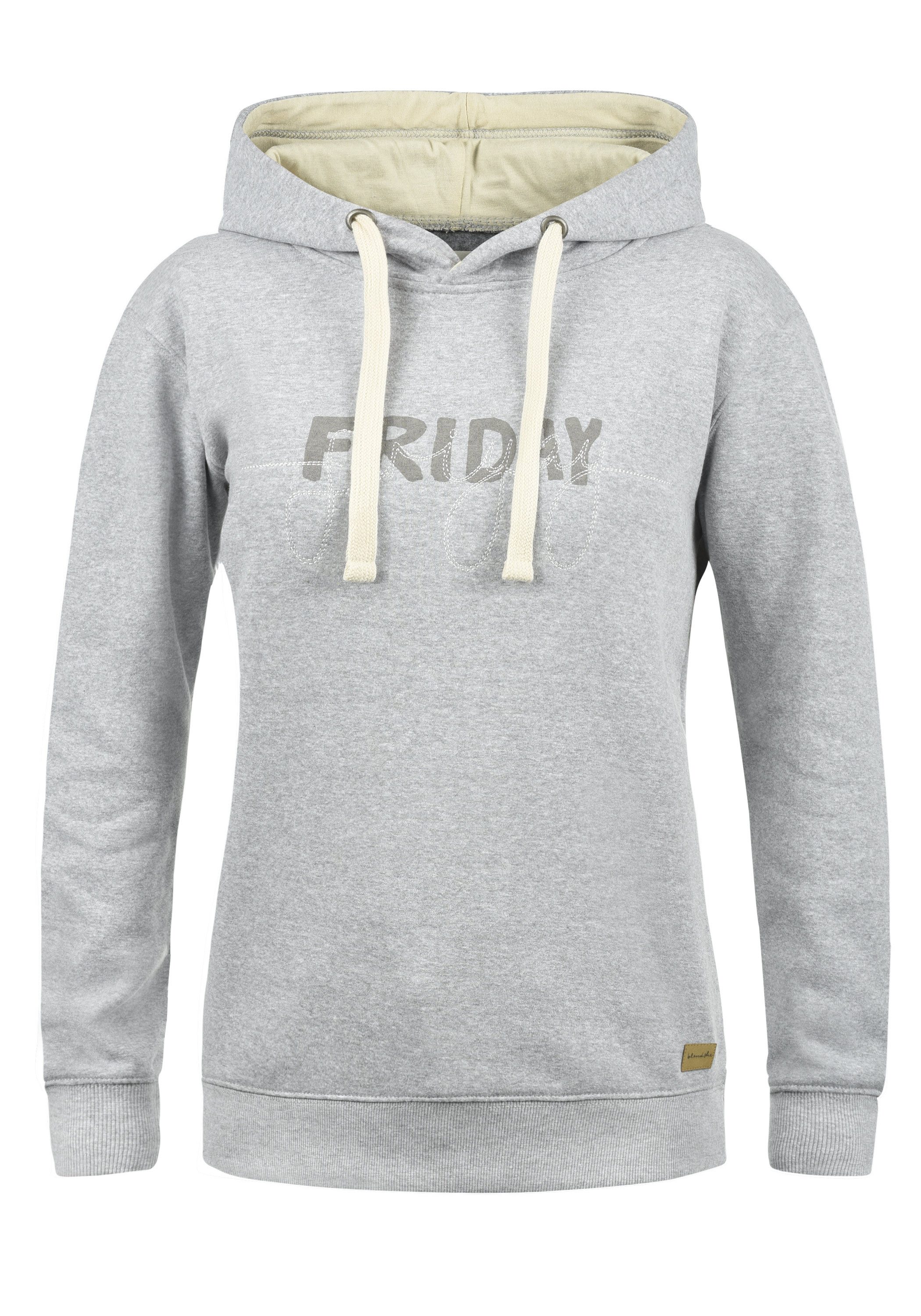 Blend she Hoodie Malle Kapuzenpullover mit Logoprint und Stickerei