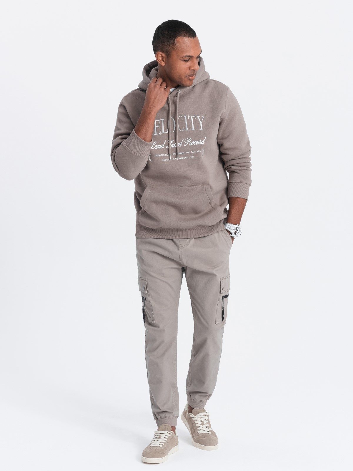 OMBRE Cargohose Herren Cargo-Hose mit Reißverschlusstaschen günstig online kaufen