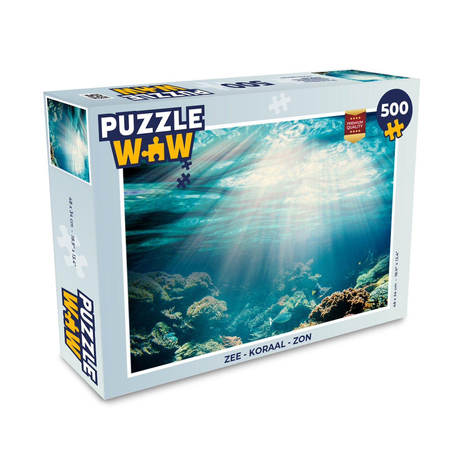 Puzzle Meer - Koralle - Sonne