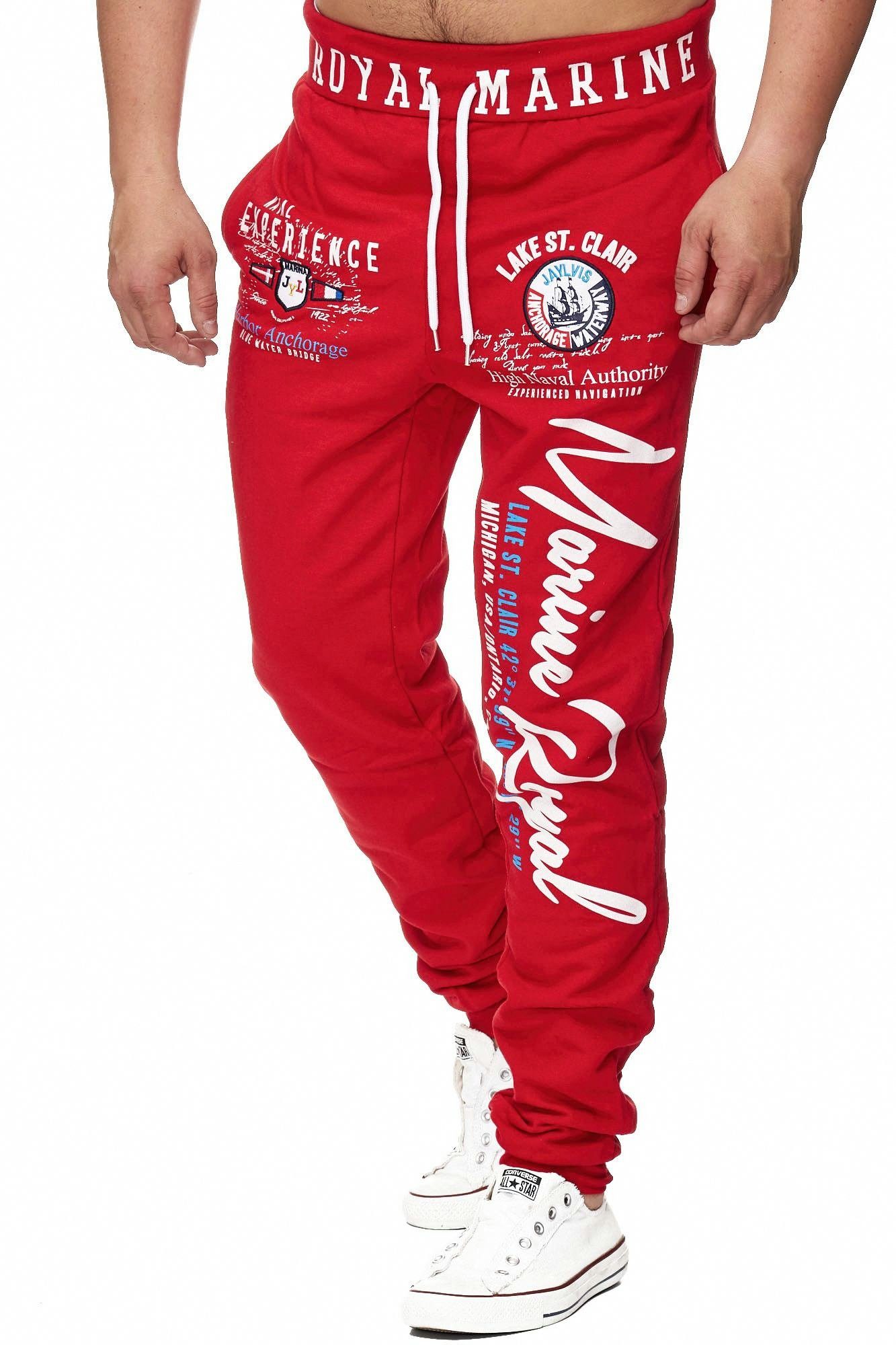 L.gonline Jogginghose Herren JoggingHOSE lang, Trainingshose Baumwolle, Spo günstig online kaufen