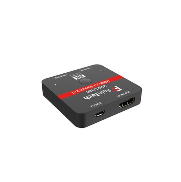 FeinTech Audio / Video Matrix-Switch VSW12100 HDMI 2.1 Switch 2 In 1 Out, 4k 120Hz. 8K 60Hz, VRR, Automatische Umschaltung, HDMI-CEC