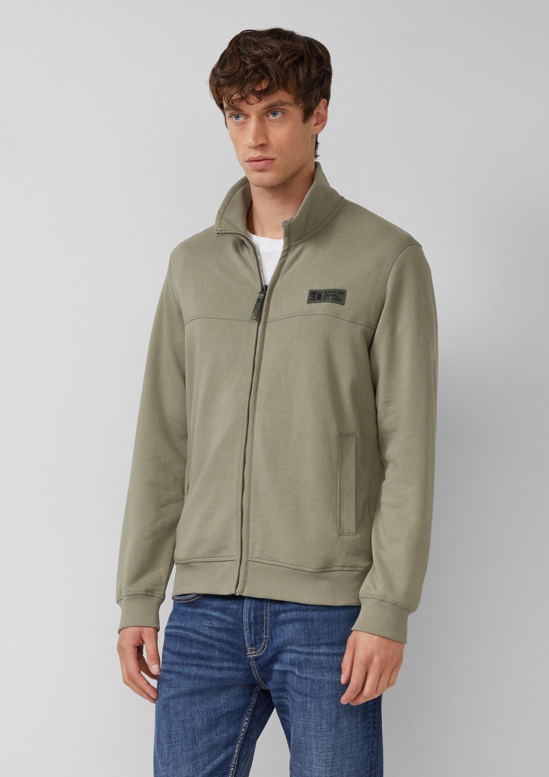 s.Oliver Sweatjacke Sweatshirt Jacke Sweatjacke aus günstig online kaufen