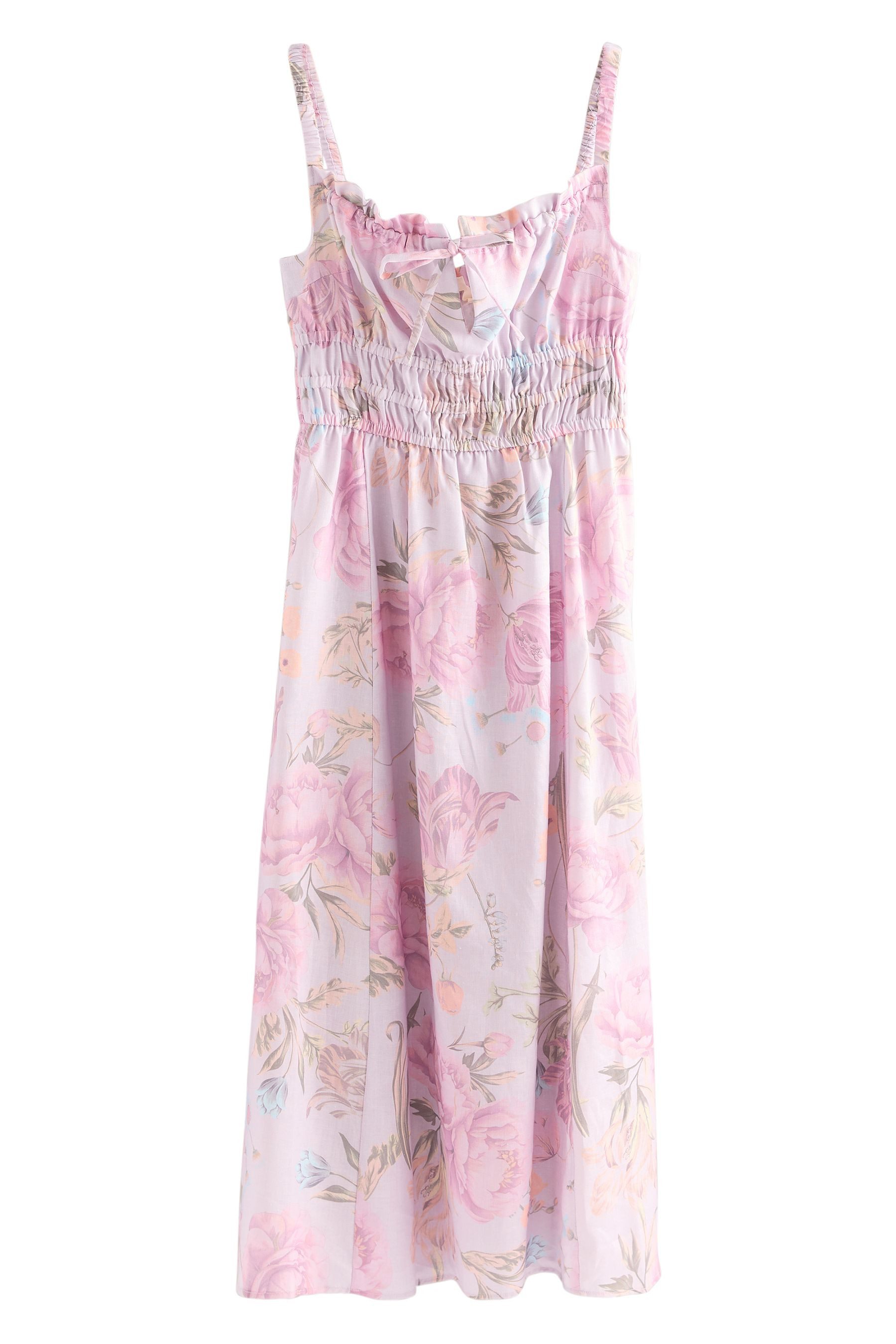 Next Midikleid Midikleid aus 100 % Leinen (1-tlg) günstig online kaufen