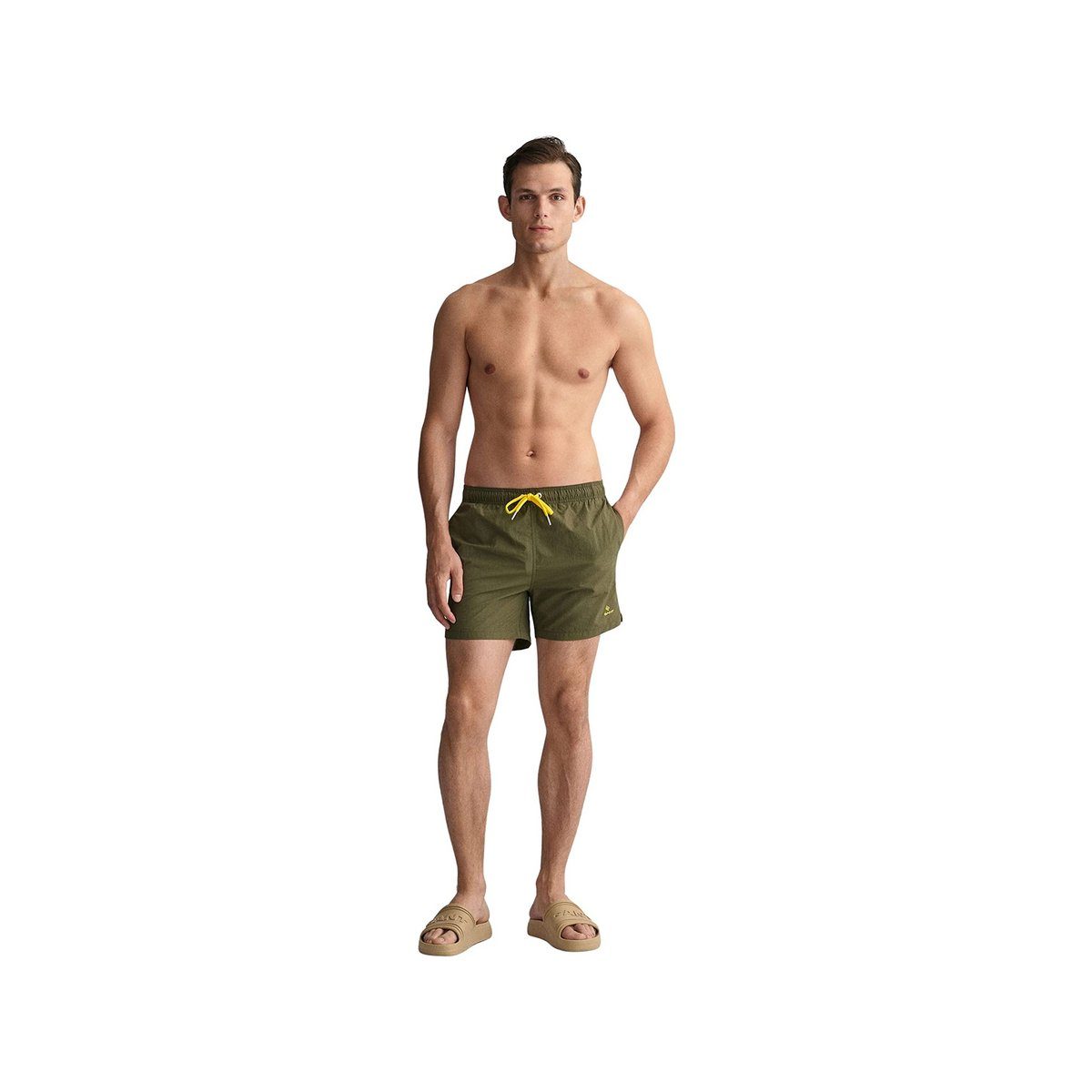 Gant (1-tlg) (Racing grün Green) regular Shorts Grün