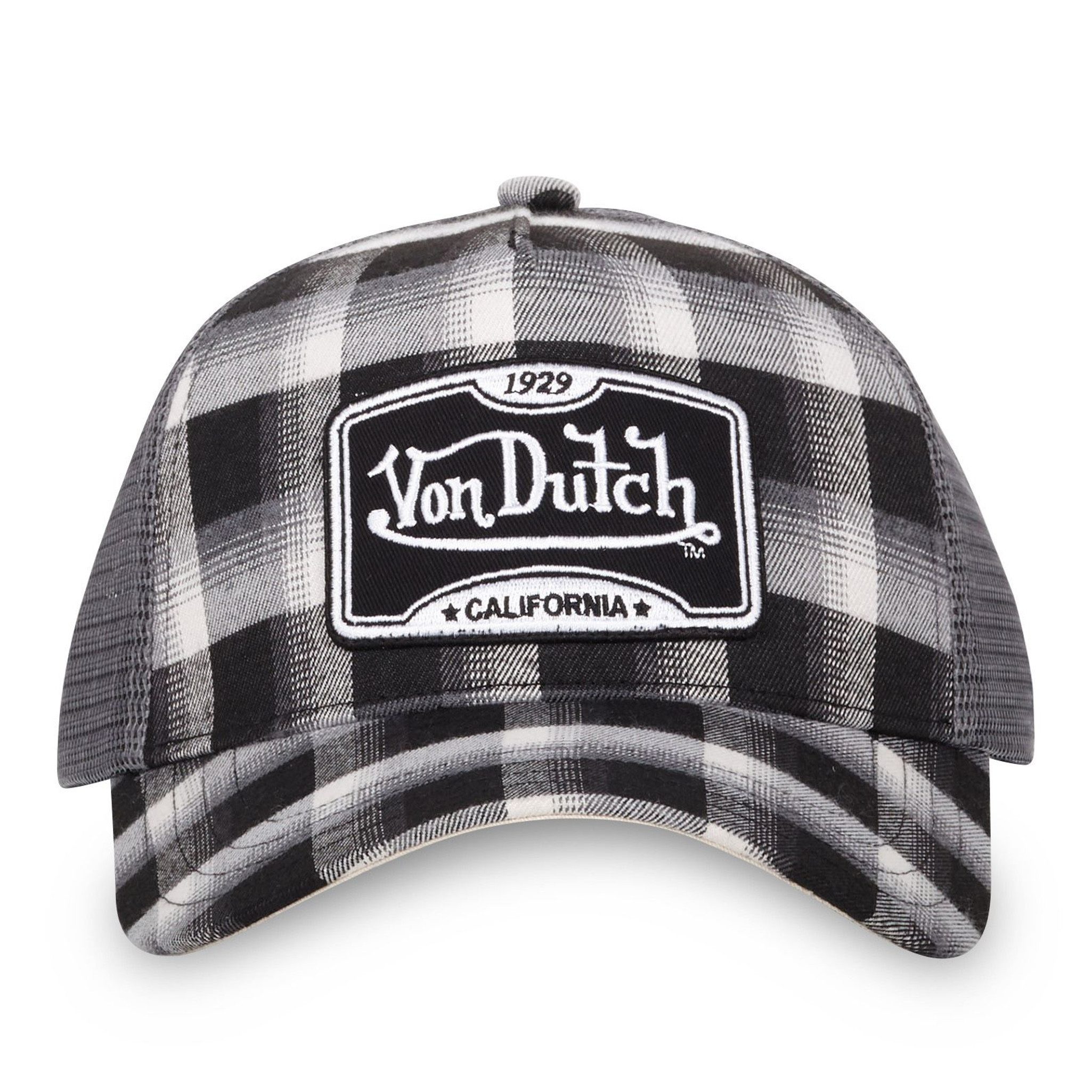 Von Dutch Trucker Cap Von Dutch Originals Trucker Cap - Check Pattern - Flannel Mesh (Basecap, Basecap, Meshcap, Trucker Kappe)