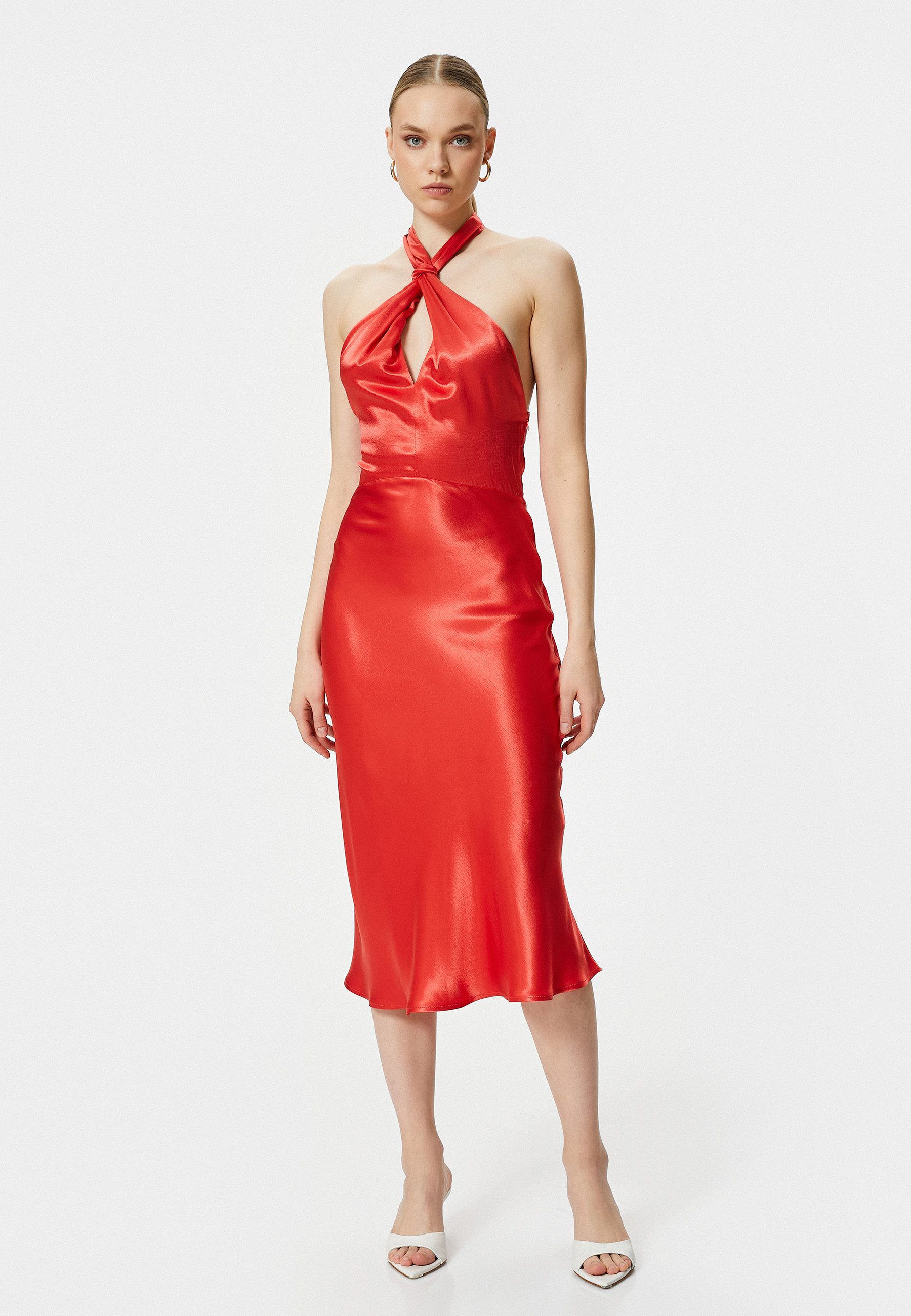 Bodykleid Midi Länge Bodycon Kleid