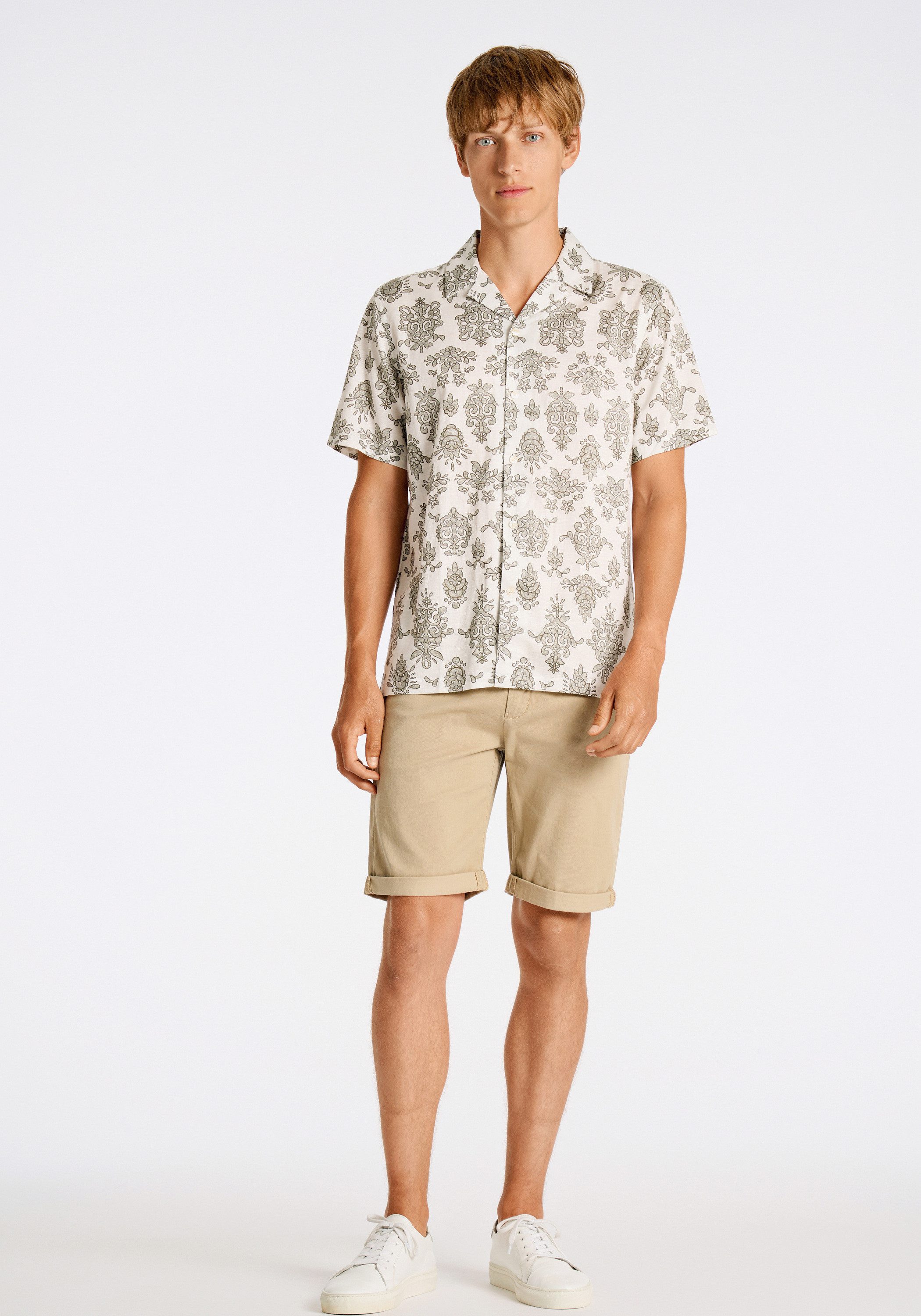 LINDBERGH Kurzarmhemd Freizeithemd (Kurzarm) Loose Fit