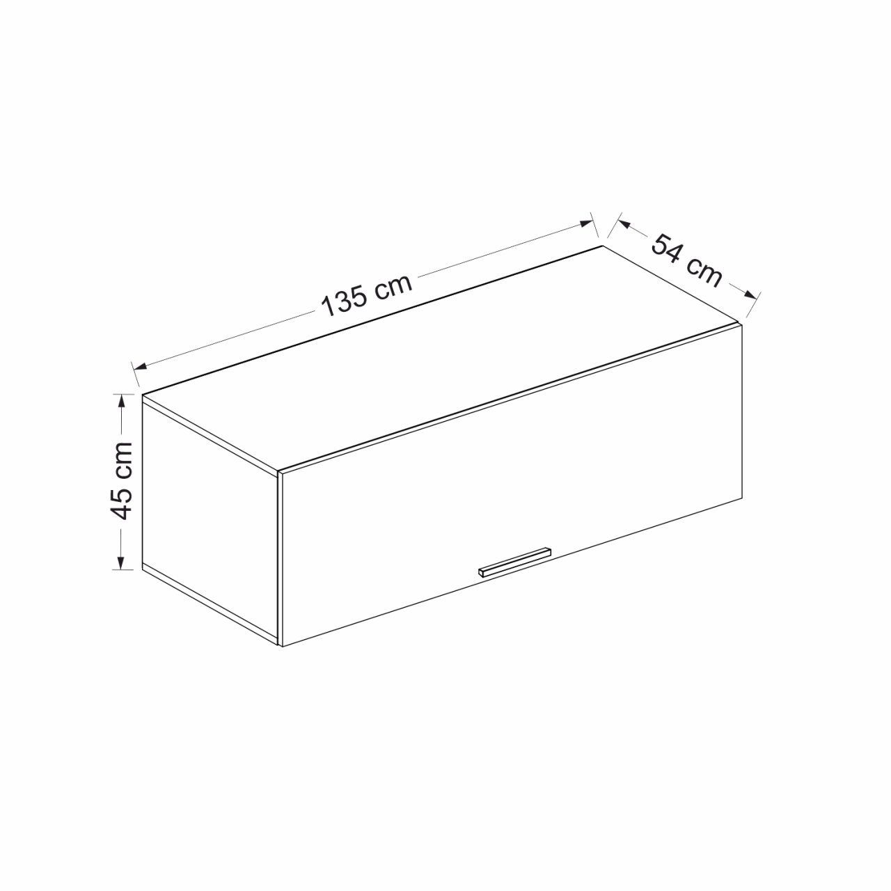 Skye MNR2102-Wandschrank Decor Hängeschrank