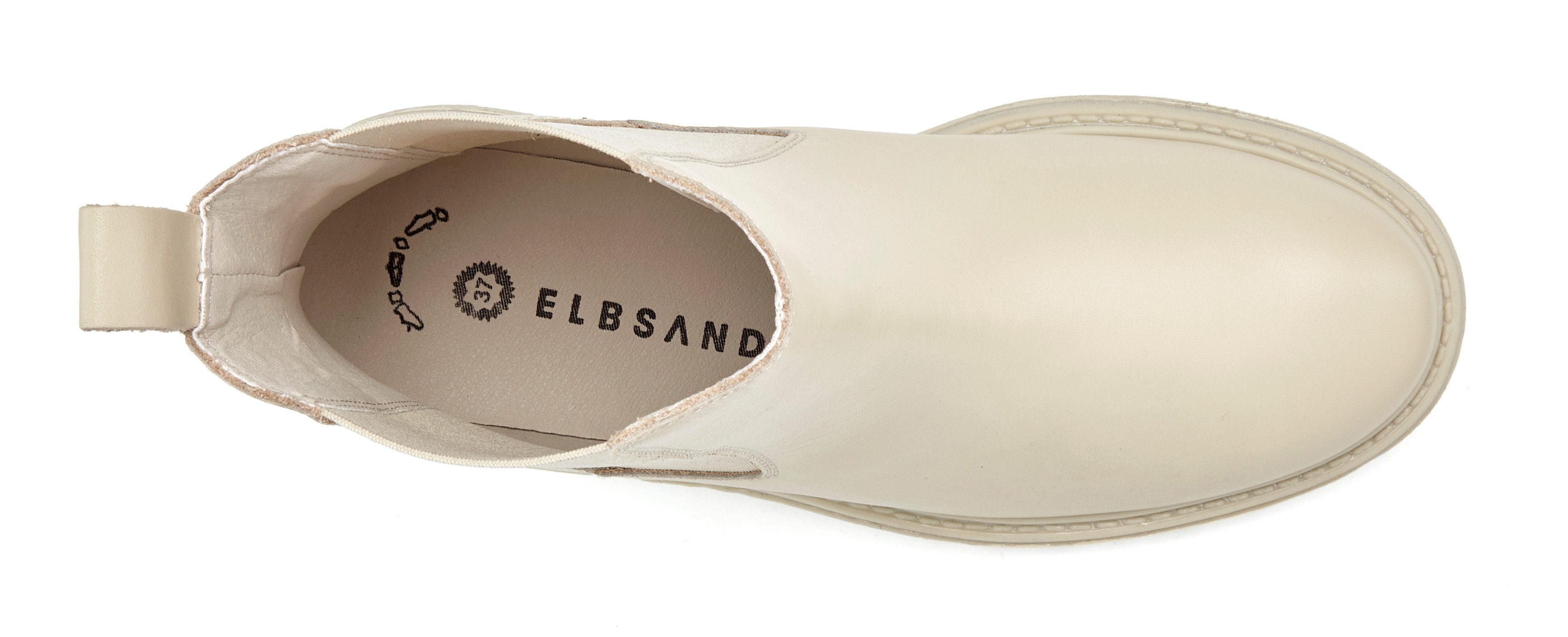 Elbsand Chelseaboots, Schlupfstiefel, Lederstiefelette, Sommerstiefelette Stiefelette NEU Bikerboots aus Leder mit Stretch-Einsätzen & leichter Profilsohle