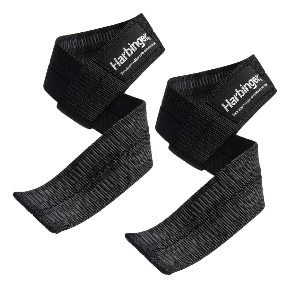 Harbinger Zughilfe Harbinger Big Grip No Slip Lifting Straps Schwarz