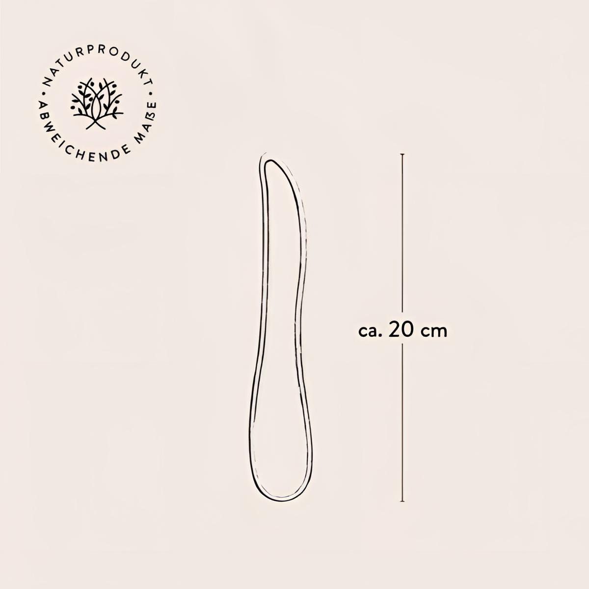 dasOlivenholzbrett Buttermesser Buttermesser aus Olivenholz