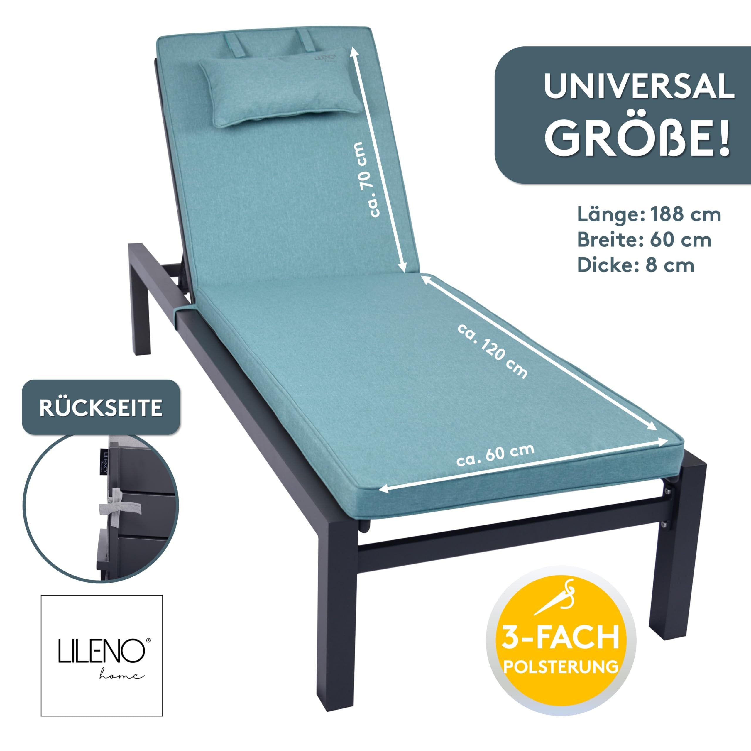 LILENO HOME Liegenauflage mit Kopfkissen perfekt günstig online kaufen