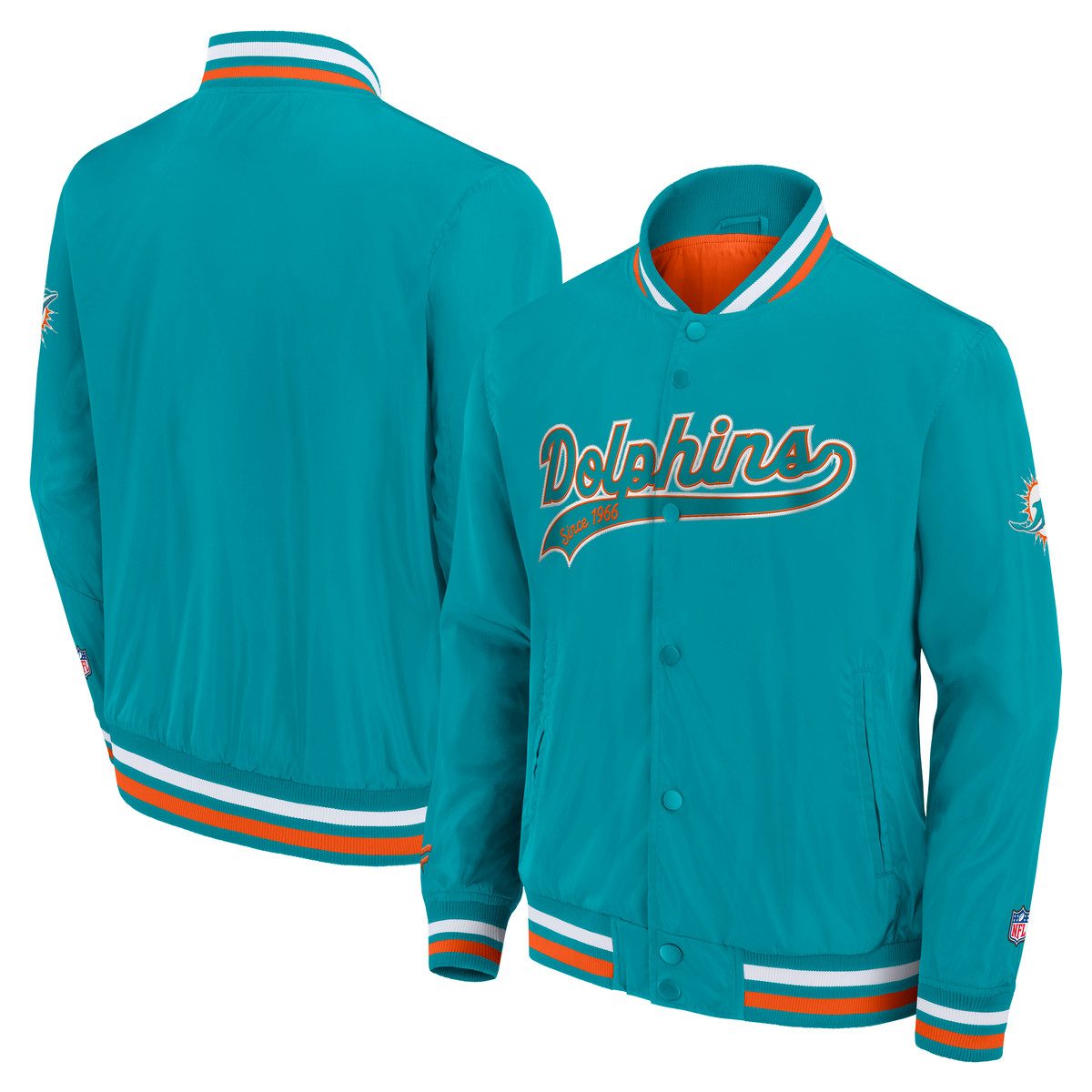 Bomberjacke Fanatics Jacke Miami Dolphins Sateen