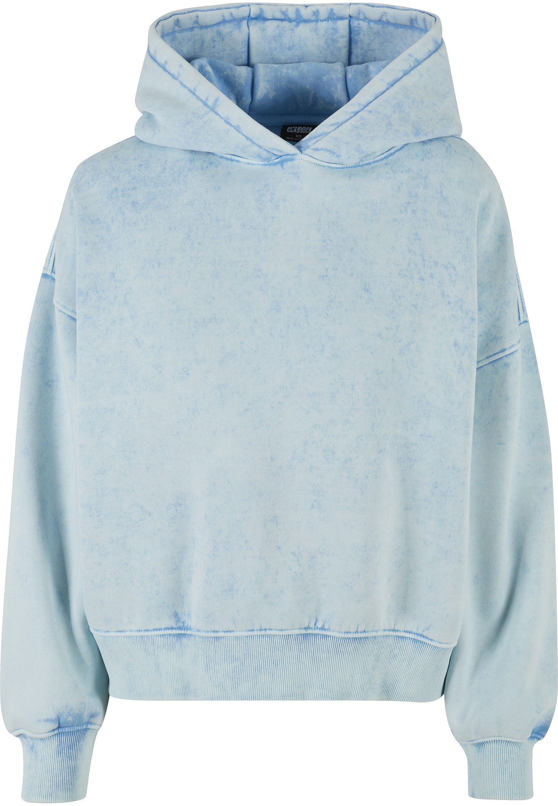 Rundhalspullover Urban Classics Damen Ladies Oversized Towel Washed Hoody