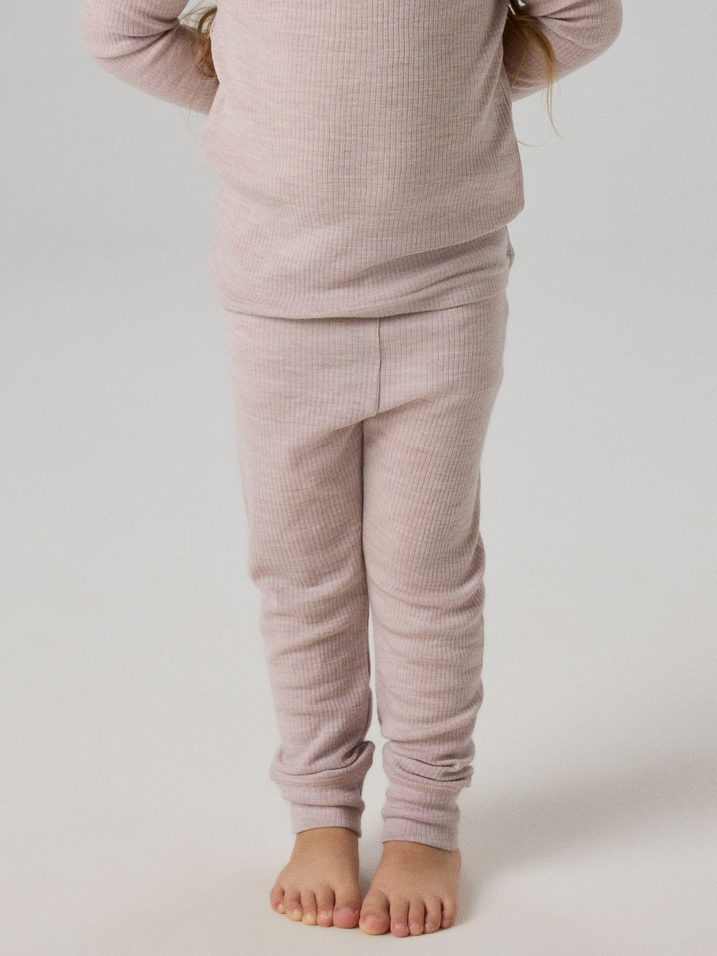 Name It Leggings NMNWAX WOOL RIB LEGGING NOOS aus reiner Merinowolle – Bild 2 von 5