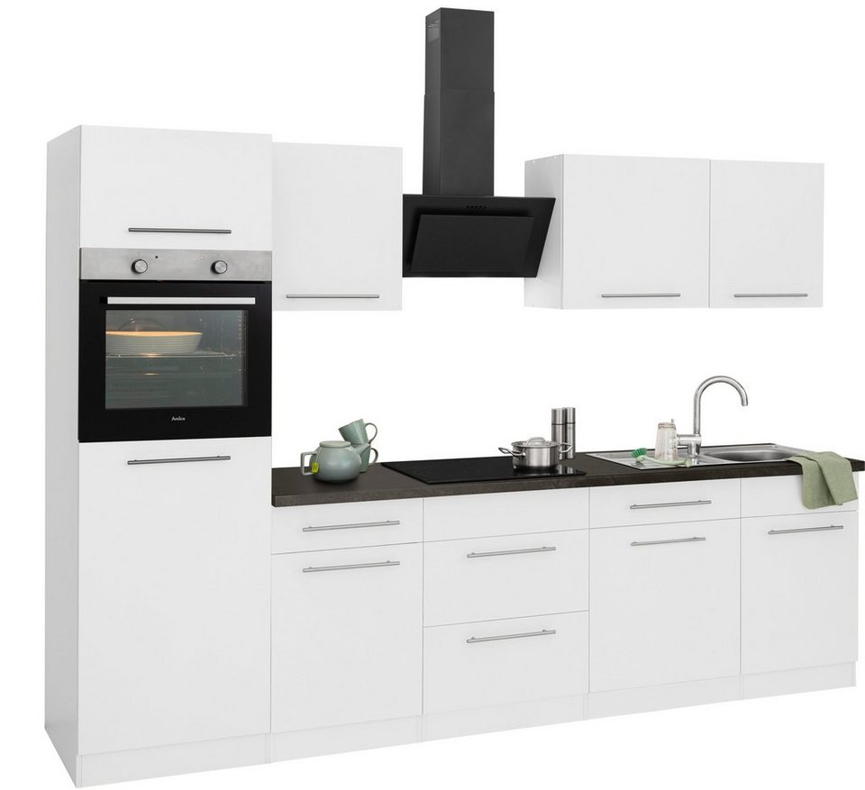Aufbauservice Unna, mit Wahlweise 280 mit cm, Küchen Küchenzeile wiho Breite E-Geräten,