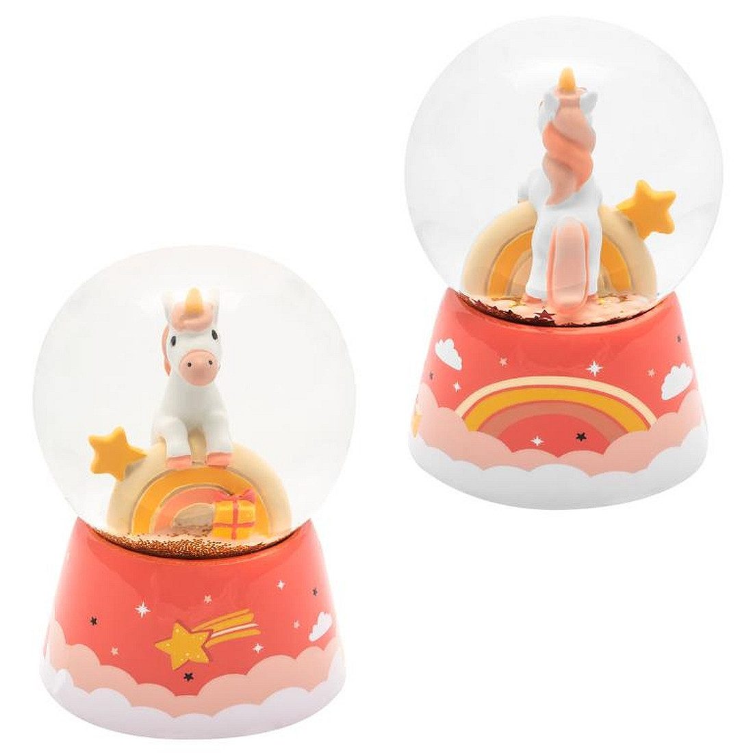 Sheepworld Schneekugel Traumkugel Glitzerkugel Schneekugel Geschenk Sheepworld Kids EINHORN