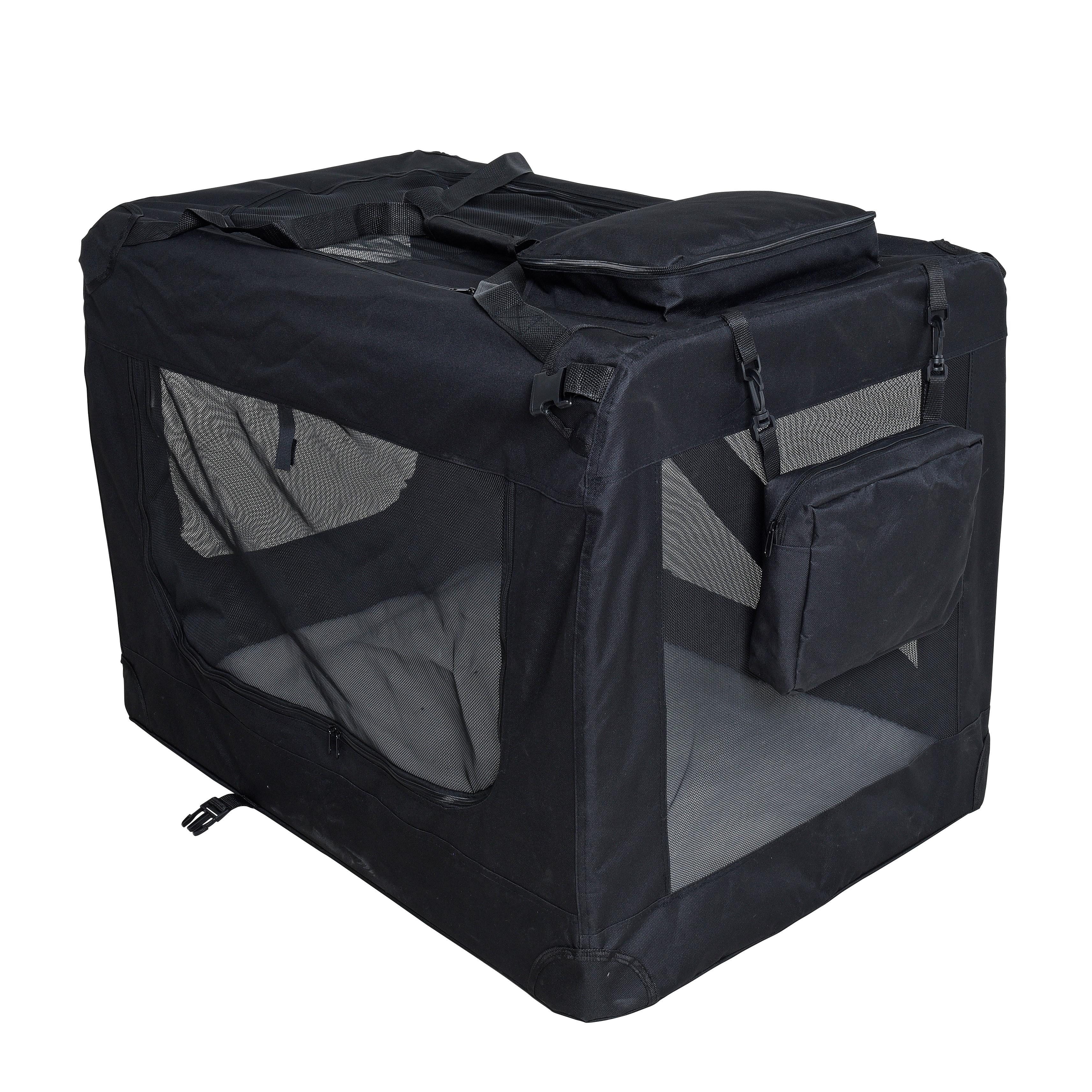 ESTEXO Tiertransportbox Transportbox Hundebox Faltbox XXL Transporttasche faltbar Tierbox Hu