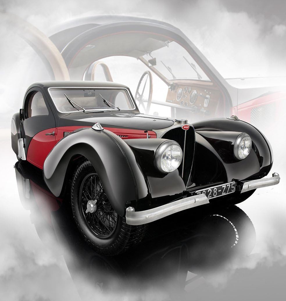 Bauer Spielwaren Modellauto Bugatti Type 57SC Atalante 1937 (1:12)