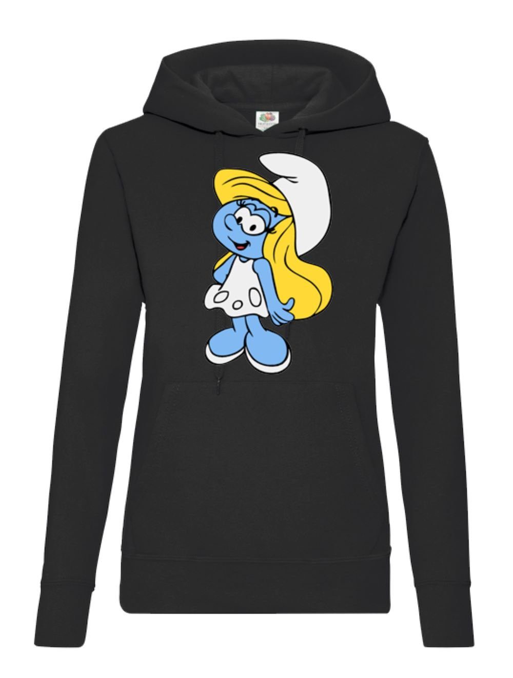 Blondie & Brownie Hoodie Schlumpfine Schlümpfe Papa Schlumpf Schlumpfhausen Smurf Schlumpfine mit Kapuze
