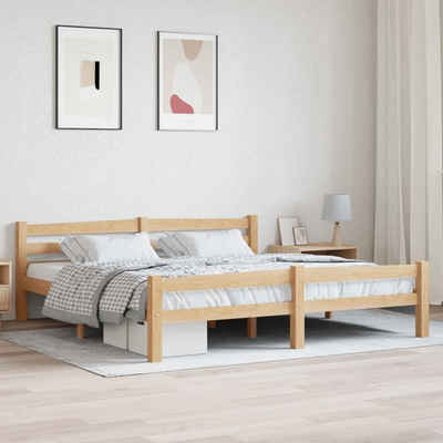 vidaXL Bett Massivholzbett Kiefer 180x200 cm