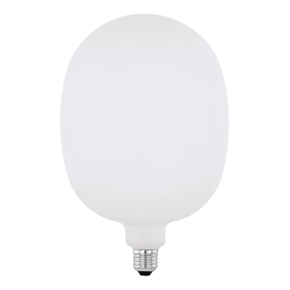 EGLO LED-Leuchtmittel Filament Big Size Oval E170 4,5W = 40W E27 opal weiß 470lm 2700K, warmweiß, Dimmbar