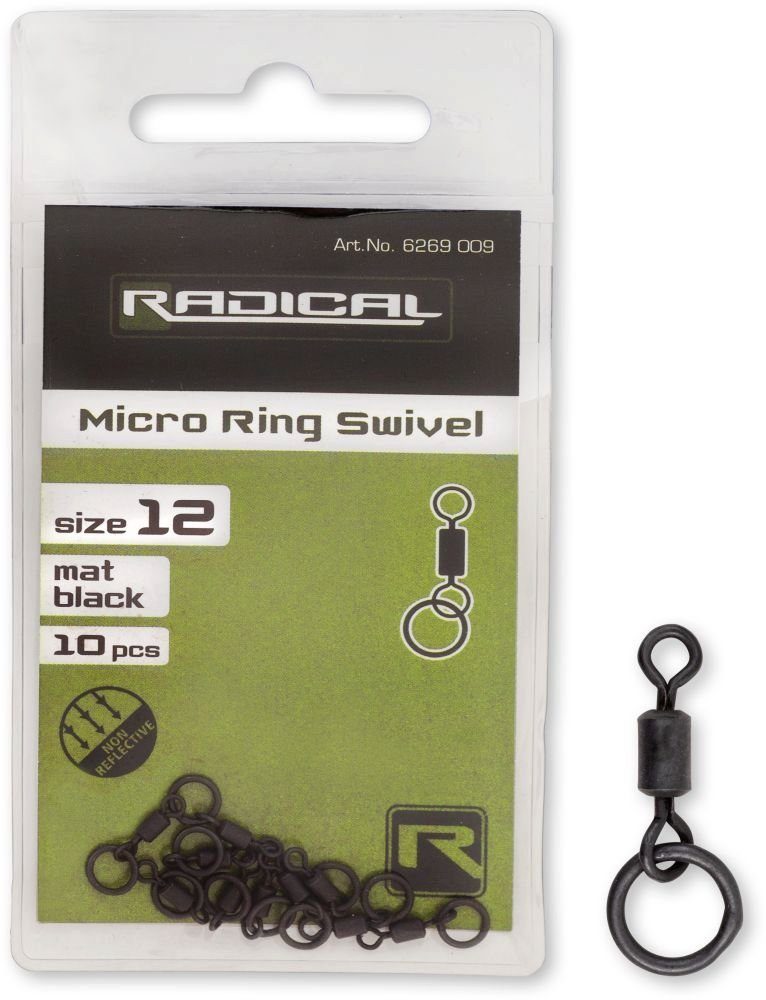 Reflective Mikro-Ringwirbel Radical Radical / Black Mat Non Wirbel Angelwirbel