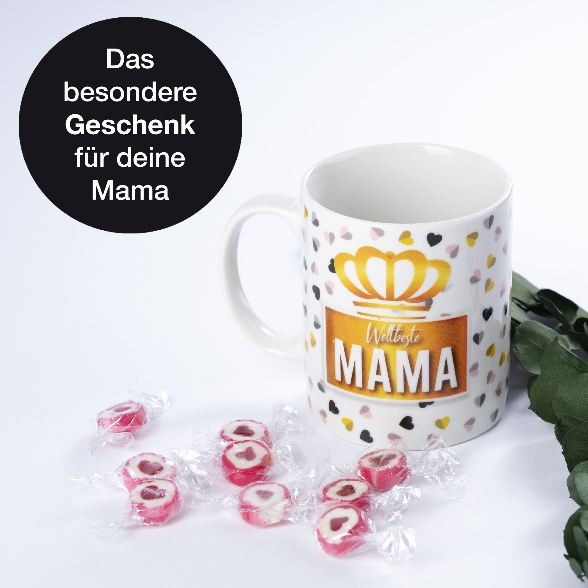 Kaffeebecher Mama mit Tasse Spruch ILP