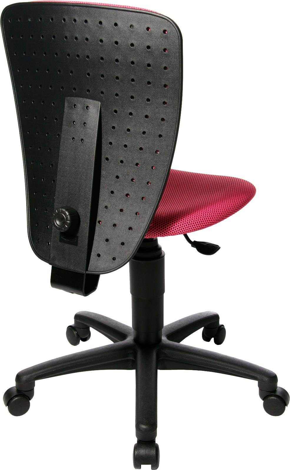 High pink-schwarz Bürostuhl S'cool TOPSTAR