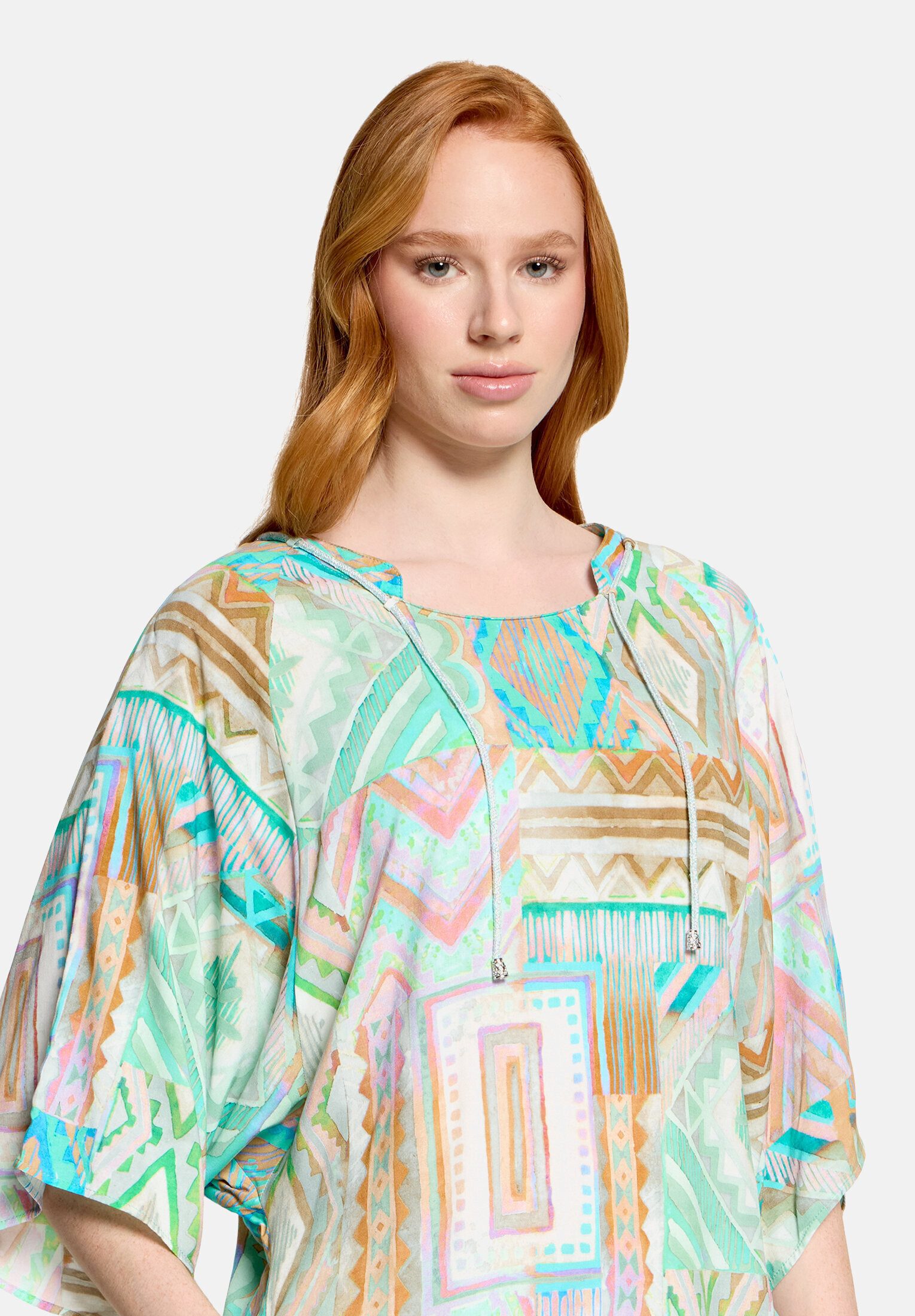 Cartoon Schlupfbluse Damen mit Muster