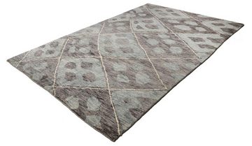 Designteppich Berber Marrocon 202x308 Handgeknüpfter Moderner Orientteppich, Nain Trading, rechteckig, Höhe: 5 mm