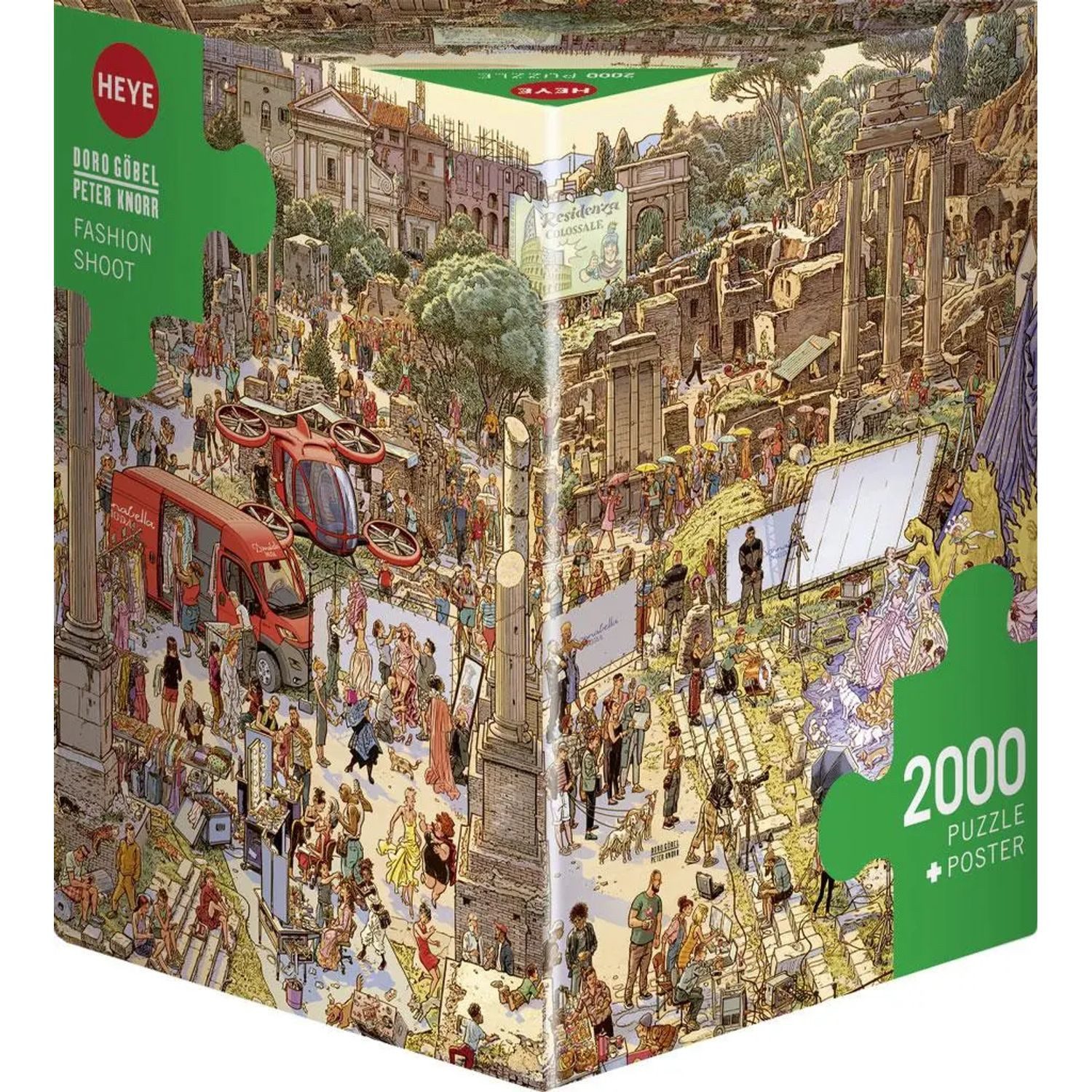HEYE Puzzle Fashion Shoot Puzzle 2000 Teile, 2000 Puzzleteile