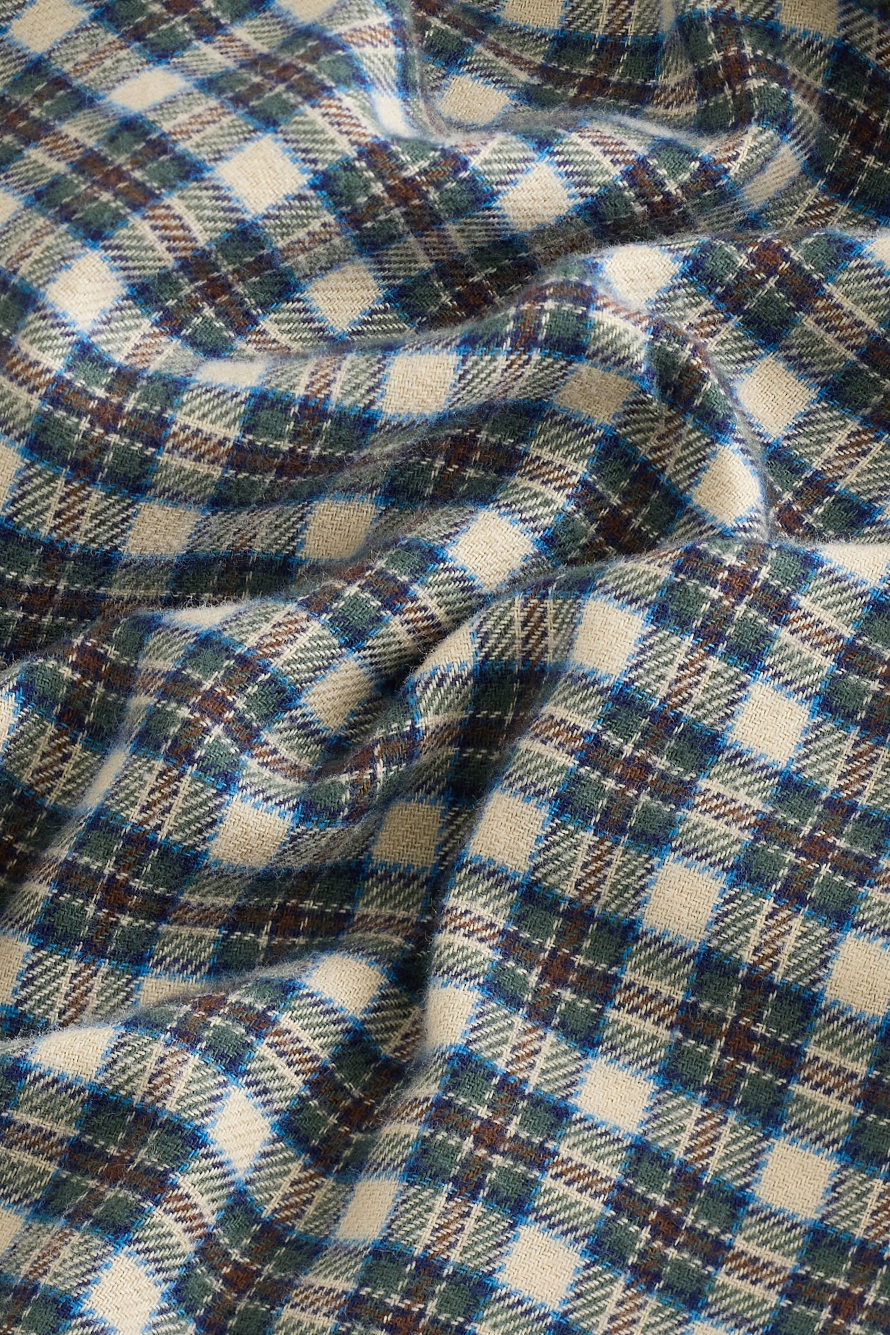 Next Flanellhemd Angerautes, kariertes Flanellhemd aus günstig online kaufen