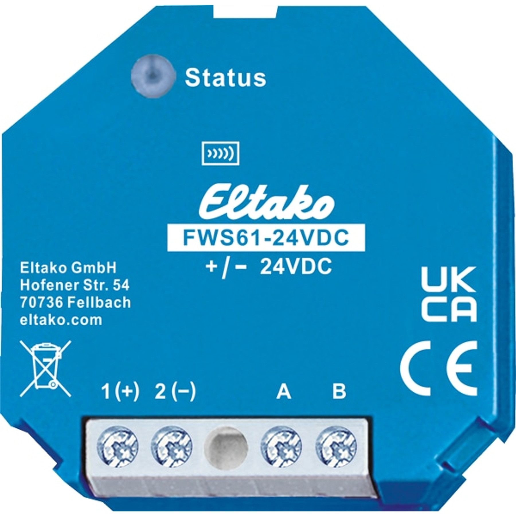 Eltako Klimamesser ELTAKO Funk-Wetterdaten-Sendemodul FWS61, 24V DC