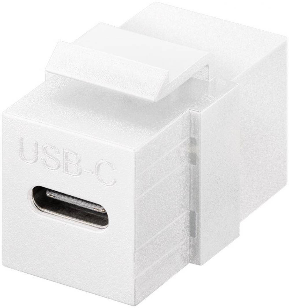 Keystone Modul USB-C Buchse - USB-C Buchse, USB 3.2 Gen 2 (10 Gbit/s), Adapter