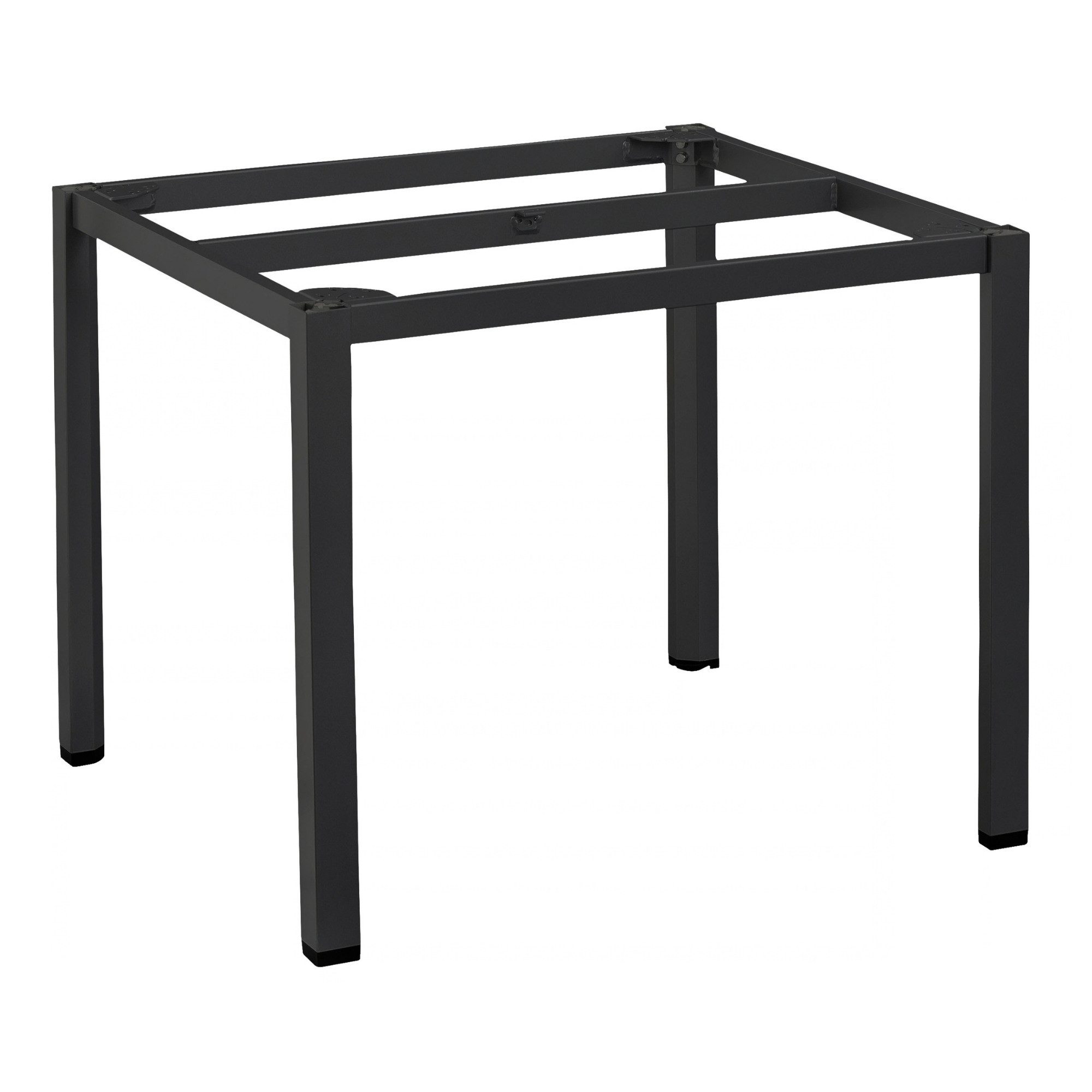 KETTLER Gartentisch Kettler LINE Tischgestell 95x95x72 cm schwarz matt 0311919-3000