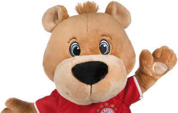 Nici Kuscheltier FC BAYERN MÜNCHEN Bär Berni mit Trikot, 35 cm, enthält recyceltes Material (Global Recycled Standard)