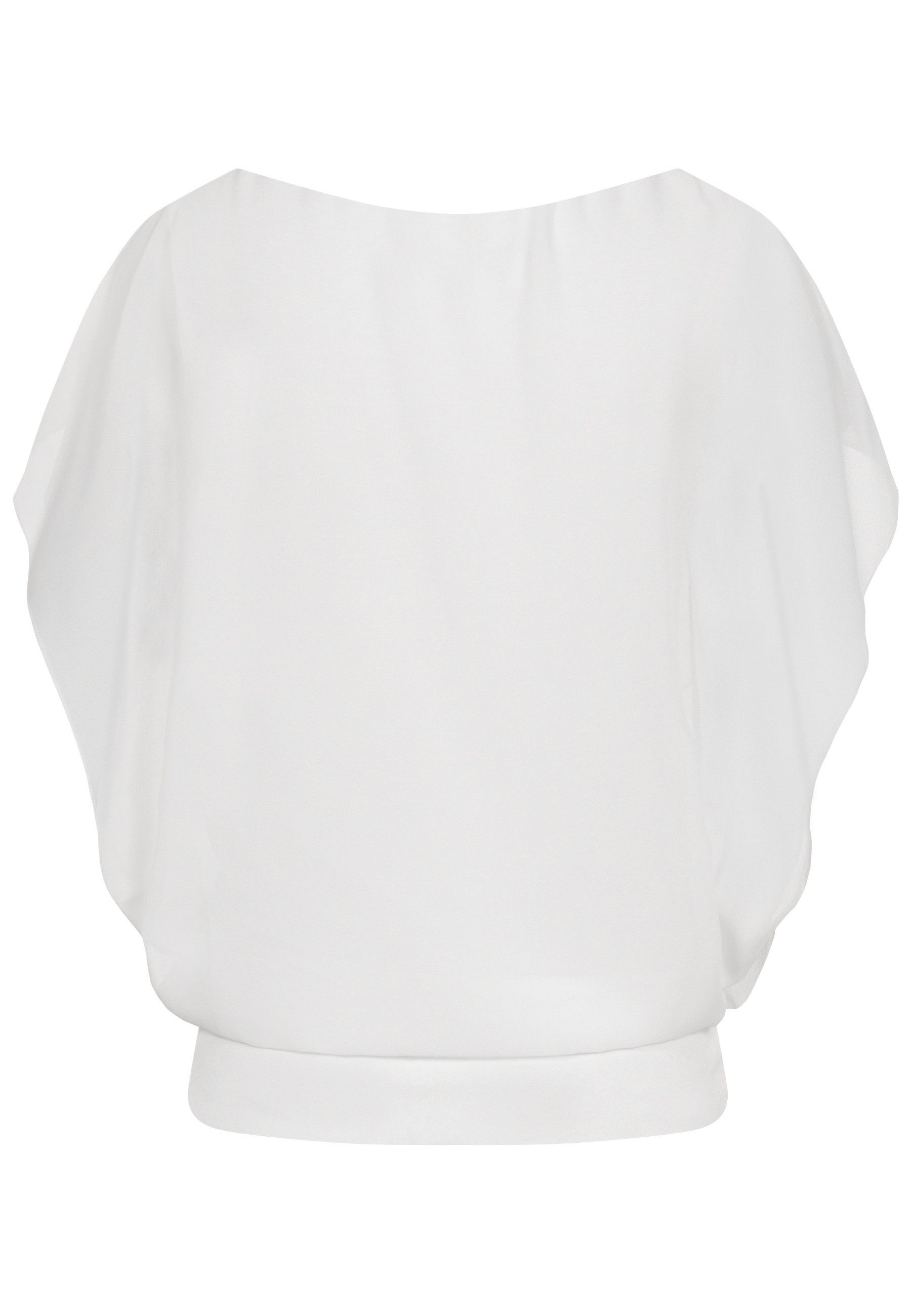 CLOUD 5IVE T-Shirt CLOUD 5IVE Cloud5ive Damen Shirt Chiffon Top Fledermausärmel (1-tlg) – Bild 2 von 5